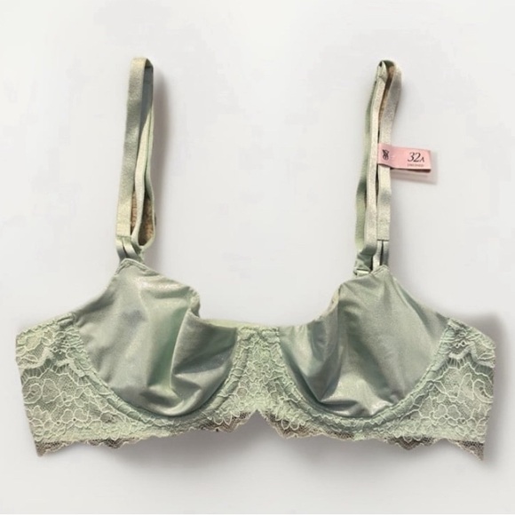 Victoria's Secret Other - Victoria's Secret Sexy Mint Lace Satin Bra